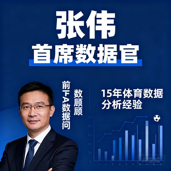 张伟，首席数据官，前FIFA数据顾问，拥有15年体育数据分析经验